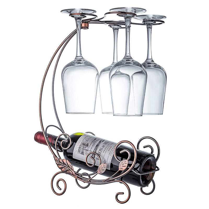 002A013-4 Red Wine Display Rack Wine Bottle 4-Cup Holder Home Decoration 002A013-4 Red Wine Display Rack Wine Bottle 4-Cup Holder Home Decoration